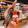 Fashion blogger designer jewelry Cartoon Network Red Keychain Cute Diving Duck Keychain mobile phone Keychains Lanyards KeyRings wholesale YS164