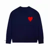 Nuevo 2023 Otoño Invierno nuevo suéter amor amis bordado Jacquard París moda marca suelta Casual punto hombres mujeres suéter