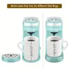 Cafetière à capsules 1 pc, mini machine à café, préparez un délicieux café en quelques secondes avec la cafetière à usage unique CHULUX Upgrade, brassage rapide de 12 oz, arrêt automatique