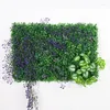 Fleurs décoratives Plante Artificielle Herbe Panneau Mural 15,7 23,6 Pouces Faux Eucalyptus Verdure Toile de Fond Pour Jardin Intérieur Extérieur Jungle