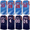 Print City Basketball Dariq Whitehead Jersey 7 Jalen Wilson 22 Dennis Smith Jr. Noah Clowney 21 Spencer Dinwiddie 26 Cameron Thomas 24 Edmond Sumner 4 Shirt Heren Dames