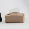 Tissue Dozen Servetten Eenvoudige Jute Art Tissue Doos Papieren Doos Servet Case Auto Toilet Pompen Doos Woonkamer Bureaublad Papierhouder Woondecoratie R230714