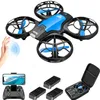 Электрический/RC Самолет V8 Mini Drone 4K 1080p HD камера Drones Wi -Fi FPV Высота давления воздуха поддерживает складной квадрокоптер RC Dron Toy Gift 230714