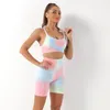 Ensembles actifs femmes sans couture Yoga ensemble Fitness costume vêtements de sport entraînement Push Up Leggings Shorts vêtements de sport tenue