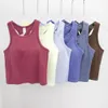 Lu-23 Yoga Align Tank Damessportbeha Klassiek Populair Fiess Butter Soft Tank Gym Crop Yoga Vest Schoonheid Terug Schokbestendig met verwijderbaar borstkussen Groothandel