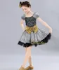 Bühnenkleidung Mädchen Ballett Tutu Kleid Pailletten Schwarz Edle Party Professionelle Ballerina Kostüm Frauen Leistung Dancewear Für Kinder