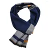 Scarves Brand Design Winter Burgundy Color Plaid Scarf Long Warm Cashmere Men Gifts For Business Shawl