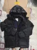 Men Branded Hooded Down Coat Thick Soft Warm Double Zipper Waterproof Parkas Color matching Black Jacket Big Size