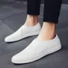 Dress Shoes Men All match Fashion Second Cowhide Casual Shoe Male Breathable Comfy Soft Loafer Board Concise Style Leisure Driving 230714