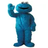 Blue Cookie Monster Mascot Costume Fancy Dress Adult Size Halloween Costumes238d