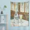 Tapisseries dôme caméras Van Gogh célèbre peinture tapisserie paysage salon maison fond suspendu tissu décoration murale TAPIZ