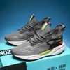 Mid Top Running Shoes Mens Womens Breathable Sneakers Couple Sports Trainers Grey Black White Comfortable Walking Shoes For Youth Size 36-46