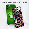 Voor Iphone 12 Case Mini Pro Max Cover Apple IPhone12 12Pro Bumper Zwart Tpu Case Leuke Funy