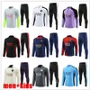 Paris Tracksuit Mbappe Kids and Men Sweatshirt 2023 2024 NOUVEAU PSGS TRACULATION SUIS LONGE LONGE JOURNAL DE FOOTBALL