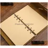 Notepads Compass Bandageds Retros Notepad Loose Leafs Small Notebooks Kraft Paper Rich Color Notebook School Supplies 5 6Lq E2 Drop Dhn3R