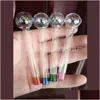 Smoking Pipes Glass Oil Burner Pipe Pyrex Curved Bong Water With Different Ncer Dot Feet For Bubblers Hookahs 274 Drop Delivery Home Dhrdm