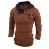 Men's Sweaters Discount Fashion Slim Fit Casual Sweater 4-color Dropped Transport Winter Warm Hooded Top