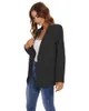 여자 정장 Springn Seaon Casual Blazers Long Sleeve Open Front Lapel Collar Work Office Jacke Pockets