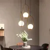 Modern Glass Ball Pendant Lights globe Hanging Lights Dining Room Indoor Home Kitchen Fixtures pendant Lamp light fixtures2200