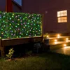 Obiekty dekoracyjne figurki sztuczne ogrodzenie ogrodowe ekran Faux Ivy Liście żywopłotu z LED Light Fence Panele do domowej dekoracji balkonowej L230715