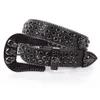 Belts Bling Belt Studded Waistband For Women Fashion Jeans Cowgirl Western