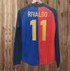 97 98-12 13 Rivaldo retrò maglie da calcio da uomo 100 ° Xavi Puyol A. Iniesta Ronaldinho Suarez Ibrahimouic A. Iniesta Pique Henry Football Shirt 666