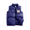 Men's Vests Down Cotton Waistcoat Designs Womens formal No Sleeveless pocket down Jacket Autumn Winter Fashion Coats thick Vest for Keep Warm puffer Outerwear