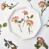 Dekorativa blommor överdimensionerade torkade pressade roseprover för halsband örhänge DIY Handgjorda material 1 Lot/60 st