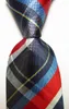 Vlinderdassen Mode geruite stropdas heren 9 cm zijden stropdas set rood blauw geel JACQUARD GEWEVEN