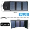 Autres appareils électroniques Chargeur de panneau solaire pliable 120W Plaque solaire de grande taille 5V USB Chargeur de téléphone solaire pour cellule de charge sécurisée pour la maison Camping en plein air 230715