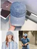 Корейская модная джинсовая джинсовая гастрономия бейсболка бейсболка и универсальная бейсболка ins net red baseball cap