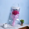 Fleurs décoratives 2023 Noël Saint Valentin Savon Fleur Rose Gypsophile Sec Préservé Bouquet Pour Petite Amie Décoration De La Maison