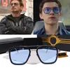 Nouveau DITA FLIGHT 006 Tony Stark Fer Style Classique Pilote Lunettes De Soleil Hommes Femmes Carré Design De Luxe Rétro Métal Lunettes UV400 Lunettes