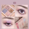 Eye Shadow HOJO 4 Color Diamond Sequined Glitter Eyeshadow Palette Makeup Shimmer Eye Shadow Pallete Waterproof Cosmetic Set TSLM1 230715