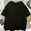 T-shirt da donna T-shirt da donna estiva T-shirt oversize vintage a maniche corte T-shirt da uomo Hip Hop Streetwear Abiti da donna Stampa lettera allentata Top 230714