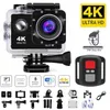 Sports Action Video Cameras Ultra HD 4K Action Camera 30fps Wifi Sports Camera 170D 30m underwater Waterproof helmet cam Mini outdoor Cameras remote control 230714