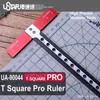 Accessoires de bloc Ustar UA-90044 T Square Pro Ruler Outils de mesure Angle précis ARC Shape Positioning Ruler pour Gundam Model Hobby DIY 230714