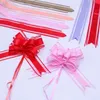 100 st stor storlek 50 mm vit fast färg Pull Bow Present Packing Flower Bow Bowknot Party Wedding Carm Decoration 200929230t