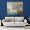 Arte em tela Antibes in the Morning Claude Monet Pintura Artesanal Reprodução a óleo de alta qualidade