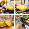 BBQ Tools Tillbehör Rostfritt stål Barbecue Set med 20 stycken Hållbar bärbar utomhuscamping Black Friday Christmas Gifts 230715