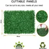 Decoratieve Bloemen Kransen Kunstmatige Buxus Panelen 12 Stuks Greenery Ivy Privacy Hek Landscaping Screening Green Wall3045