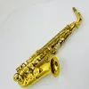 Ny ankomst Jupiter Jas-700 Alto Saxophone mässing Gold Lacquer Musical Instrument Eb Tune Sax med Case Mouthpiece