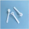 0 5g gram 1ML Plastic Scoop PP Spoon Measuring Tool for Liquid medical milk powder - 200pcs lot OP1002280G