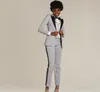 Мужские костюмы 2023 Модные женские женские 3-предметные Slim Fit Business Work Ware Wedding Pant Set Set Blazer Pants Lexedo