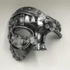 Steampunk Phantom Masquerade Cosplay Mask Ball Half Face Men Punk Costume Halloween Party Costume Props 200929195n