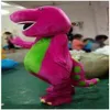 2018 Barney Dinosaurus Mascot Kostuum Film Karakter Barney Dinosaurus Kostuums Fancy Dress Volwassen Grootte Clothing177G