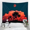 Tapisseries Dôme Caméras Personnalisable Dessin Animé Lune Ciel Étoilé Tapisserie Nuage Tenture Murale Chambre D'enfant Fond Décoration Murale Chambre Kawaii