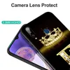 Samsung Galaxy A20s Case Back A 20S A207 SM-A207F Telefon Yumuşak Silikon Siyah TPU Altın Harfler