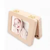 Andenken Baby Holz Zahn Box Milch Zähne Haar Organizer Lagerung Sammlung Junge Mädchen Souvenir Fall Andenken Geschenk für Kinder 230714