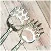 Other Household Sundries Metal Stainless Steel Back Scratcher Hollowed Out Design Bear Claw Scratchers Telescopic Home Supplies 1 56 Dhzqw